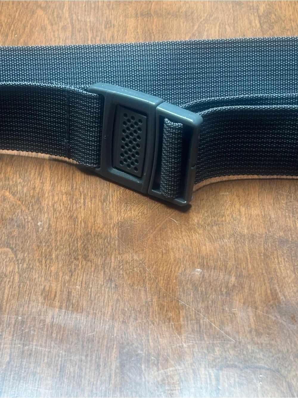 Adjustable Gray Webbing Belt Strap for Men